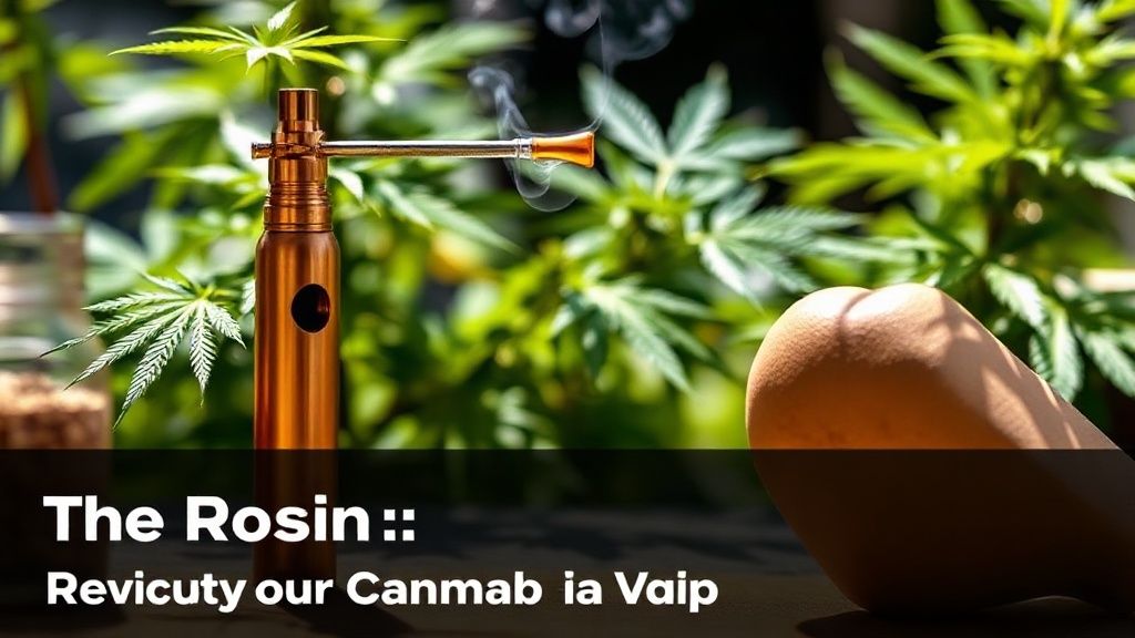 the rosin bar a revolutionary leap in cannabis vaping